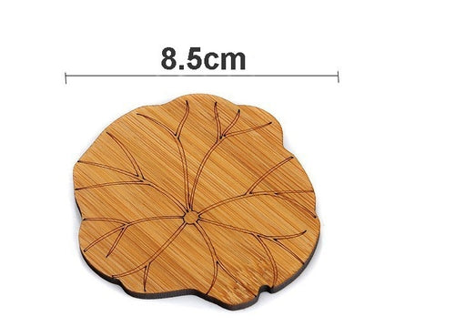 Bamboo Lotus Coasters