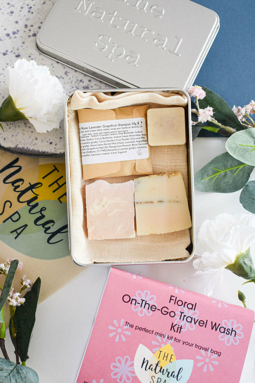 Citrus Mini Travel Wash Kit | Natural “On the Go” Shampoo,